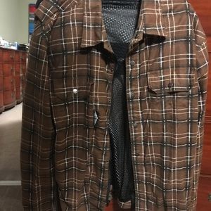 Street & Steel 3XL Flannel Motorcycle Shirt Jacket